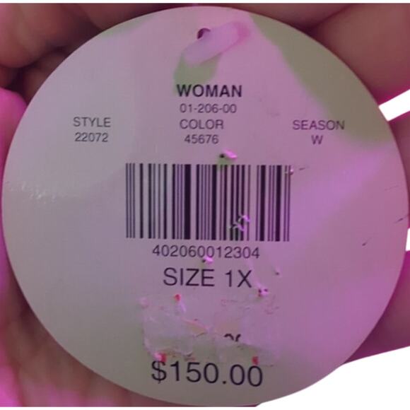 NWT Valerie Stevens 1X Premium Navy Blue Classic Trench Coat - Picture 4 of 8